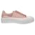 Alexander Mcqueen Sneakers mit Plim-Sohle aus rosa Canvas Pink Leinwand  ref.341400
