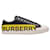 Burberry Sneakers Larkhall in tela di cotone nera Nero  ref.341471