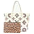 Louis Vuitton Cream Wild at Heart Monogram Neverfull MM Tote with Pouch Leather  ref.341483