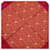 Hermès Écharpe en soie imprimée rouge Hermes Tissu  ref.341543