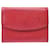 Louis Vuitton Porte-monnaie Red Leather  ref.341607