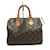 Louis Vuitton Speedy 25 Brown Cloth  ref.341619
