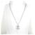Chanel necklace Silvery Metal  ref.341772