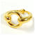 Ring Hermès HERMES Horse Bit Anello sciarpa donna oro D'oro