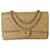 Classique Chanel Timeless Cuir Beige  ref.341890