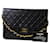 Chanel Flap Bag Negro Cuero  ref.341920