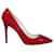 Christian Louboutin Red Spiked Heels Leather  ref.341977