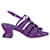 Salvatore Ferragamo Sirmio Leather Sandal Purple  ref.342001
