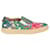 Salvatore Ferragamo Floral Slip On Sneakers Multiple colors Cloth  ref.342030