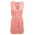 Alice + Olivia Vestido rosa bordado com decote em V Poliéster  ref.342044