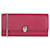 Alexander Mcqueen Brieftasche aus Leder mit Totenkopf-Detail Pink  ref.342719