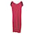 Marella red dress with pearls Polyester Wool  ref.344343