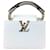 Louis Vuitton Capucines mini Bianco Pelle  ref.344380