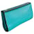 Hermès Purses, wallets, cases Turquoise Leather  ref.344382