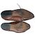 (second hand) Ballin Sz. 38 Leather Multicolor Python Snake skin Mules Kitten Heels Brown - view 2