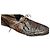 (second hand) Ballin Sz. 38 Leather Multicolor Python Snake skin Mules Kitten Heels Brown - view 5