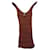 Louis Vuitton Tops Brown Silk  ref.344774