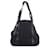 Christian Dior Black Cannage Canvas & Leather Vintage Shoulder Bag Cloth  ref.344889