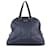 Yves Saint Laurent Navy Blue Leather Oversized Muse Bag  ref.344902