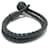 Bracelet Bottega Veneta Cuir Noir  ref.345285