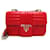 Prada Diagramme Rosso Pelle  ref.345435