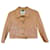 Burberry leather jacket size 36 Light brown  ref.346055