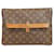 Louis Vuitton Pochette Pliante Brown Cloth  ref.346531