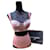 Sonia Rykiel pour H&M Erhabenes Set aus BH und hohem Höschen Sonia Rykiel für H&M Pink Polyester  ref.346977
