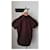 Polo de piqué de algodón marrón de Maison Céline Marrón oscuro - vista 8