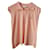 Maison Céline coral sleeveless polo shirt Cotton  ref.347410