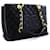 CHANEL Caviar GST 13"Grand Shopping Tote Chain Shoulder Bag Oro Nero Pelle  ref.348174