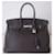 Hermès Hermes Birkin graphite bag Grey Dark grey Leather  ref.348177