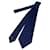 Louis Vuitton cravate en soie Bleu  ref.348227