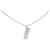 Dior Silver Dior Oblique Trotter Pendant Necklace Silvery Metal  ref.348523