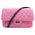Timeless NEW CHANEL BESACE CLASSIC HANDBAG 2.55 GM IN PINK TWEED A47692 HAND BAG  ref.348910