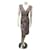 Diane Von Furstenberg DvF Willow vestido envoltório de seda EUA 8 Multicor  ref.349181