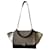 Trapèze Céline Handbags Black Cream Taupe Leather  ref.349327