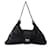 Mademoiselle Chanel Black Satin Jumbo Bow chain Shoulder Bag  ref.349371