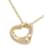 Tiffany & Co (usado) [Tiffany y compañia.] Tiffany "K18PG Elsa Peretti Collar de corazón abierto " 1 semana de garantía Dorado Chapado en oro  ref.349564
