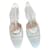 Chanel Slingback White Leather  ref.350116