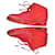 Nike Aire yeezy 2 octubre Rojo Roja Gamuza  ref.350224