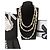 Chanel Perla Barocca CC 160 cm B17 Una lunga collana Bianco