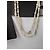 Chanel Perla Barocca CC 160 cm B17 Una lunga collana Bianco - vista 6