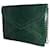 Jamie Yves Saint Laurent Clutch bags Dark green Leather  ref.350692