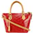 Louis Vuitton Red Monogram Vernis Montebello PM 2Way Tote Bag Leather  ref.350843