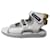 Sandali bianchi del papà di Chanel Bianco Pelle  ref.351170