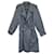 Yves Saint Laurent vintage men's trench coat size L Grey Cotton Polyester  ref.351183