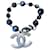 Chanel Bracelets Black Silver hardware Pearl  ref.351602