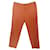 Weekend Max Mara Un pantalon, leggings Coton Lin Orange  ref.351713