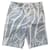 Autre Marque Pantaloni Bianco Blu Cotone  ref.352036